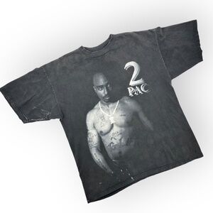 Vintage 2Pac Graphic Print T-Shirt MIRO Double Hit 90's